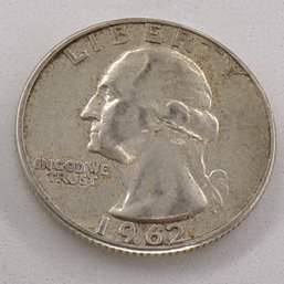 1962 Washington Silver Quarter Dollar