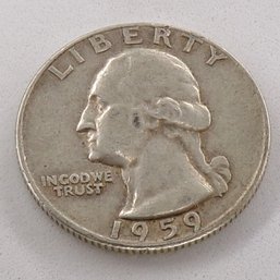1959-D Washington Silver Quarter Dollar