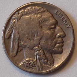 1936-S Buffalo Nickel (AU)