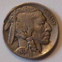 1938-D Buffalo Nickel (Fine) 'SCARCE'
