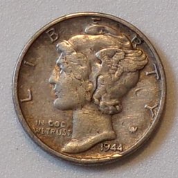 1944 Mercury Silver Dime