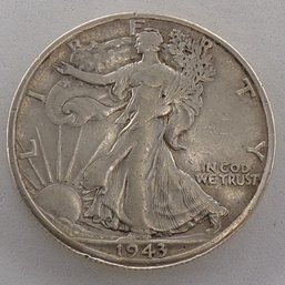 1943-D Walking Liberty Silver Half Dollar (AU)