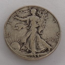 1944 Walking Liberty Silver Half Dollar (XF/AU)