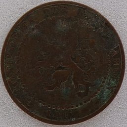 ERROR 1906/1901 Netherlands 1 Cent Lightly Circulated