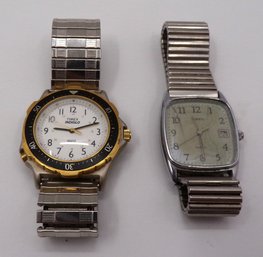 (2) Two Vintage Timex Watches, One Is Like New & The Other Is Lightly Used
