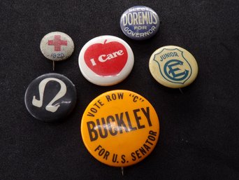 Vintage Buttons 1920's Thru 1970's