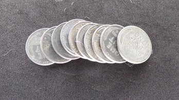 (10) Unsearched 1943 (Various Mints & Condition) Steel Wheat Cents