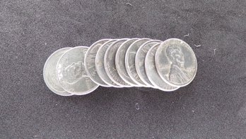 (10) Unsearched 1943 (Various Mints & Condition) Steel Wheat Cents