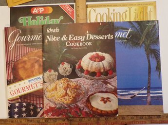 Five New Vintage Soft Cover Cookbooks, 1980's