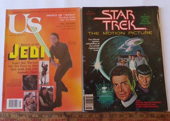 Two Like-New Vintage Magazines Marvel Super Special STAR TREK #15 12/79 & US Weekly 6/83 Return Of The Jedi