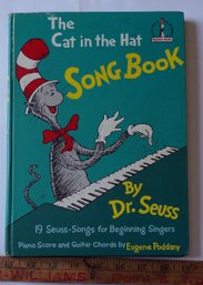 Vintage Like-New Children's Book, 1967 The Cat In The Hat Song Book