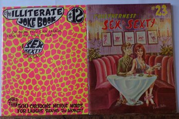 2 ADULT Like-New Vintage Comic-Magazines 'Sex To Sexty' 1968-Joke Book #12 & 1970 Togetherness #23