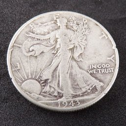 1943 Walking Liberty Silver Half Dollar (AU55)