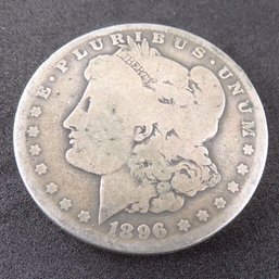 1896-O Morgan Silver Dollar Nicely Circulated