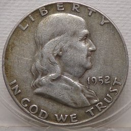 ERROR DDO 1952-D Franklin Silver Half Dollar