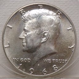 1968-D Silver/Clad Kennedy Half Dollar BU
