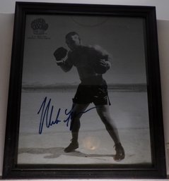 Beautiful Autographed Framed Picture, 'Mike Tyson Fan Club Picture', With COA, Autographed By Mike Tyson