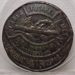 Lakes To The Gulf, Deep Waterway Convention, New Orleans Commemorative Medal