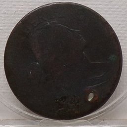 1806 Large Cent Holed