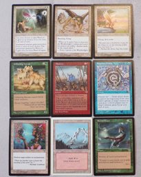 9 (Nine) Magic The Gathering Cards