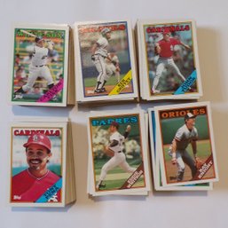 300-1988 Topps Baseball Cards Unsearched (Counted By Weight & Excellent Condition)