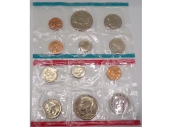 1972 P & D Mint Uncirculated Set (With S-Mint Cent, 1 Token & 11 Coins) GEM BU OGP