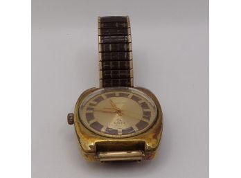 Vintage Elgin Wristwatch Circa 1970's, 17 Jewel Automatic, Swiss Made (Works)