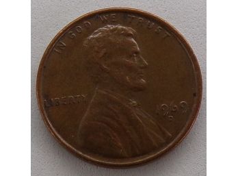 Error 1969-D Lincoln Memorial Cent About Uncirculated Plus (Floating Roof Error)