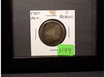 1781 Mexican 2 Reales G-4