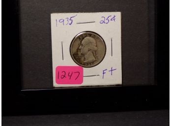 1935 Washington Silver Quarter