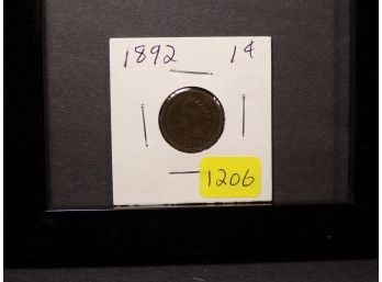 1892 Indian Cent