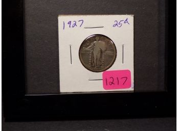 1927 Standing Liberty Silver Quarter Dollar