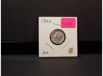 1944 Mercury Silver Dime Lightly Circulated