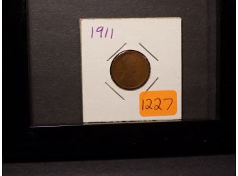 1911 Lincoln Wheat Cent 'Scarce'