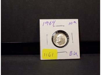 1964 Roosevelt Silver Dime Brilliant Uncirculated