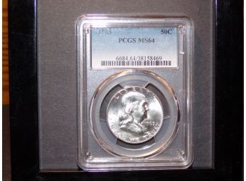 1963 Franklin Half Dollar PCGS MS64