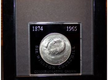 Uncirculated 1965 SILVER Sir Winston Churchill Commemorative Crown