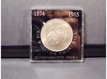 Uncirculated 1965 SILVER Sir Winston Churchill Commemorative Crown