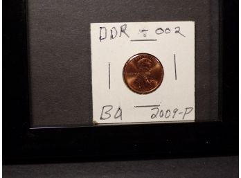 Error 2009-P Lincoln Cent 'DDR 002' Choice Brilliant Uncirculated