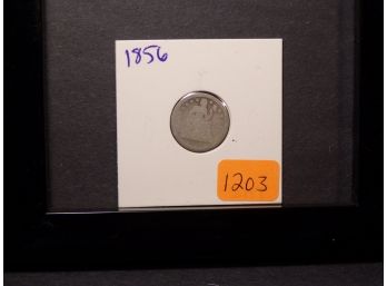 1856 Seated Liberty Silver Dime