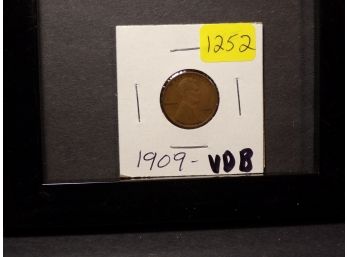 1909-VDB Lincoln Wheat Cent Lightly Circulated