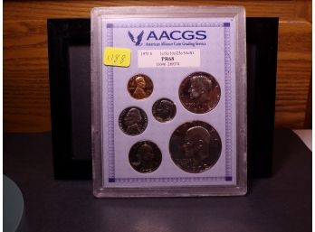 1973-S United States Proof Set (6 Coins) AACGS PR68