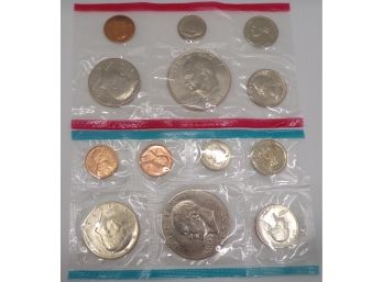 1973 P & D Mint Uncirculated Set (With S-Mint Cent, 13 Coins) GEM BU OGP