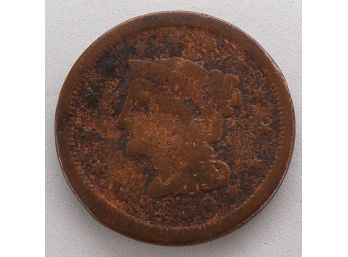 1850 Large Cent Details