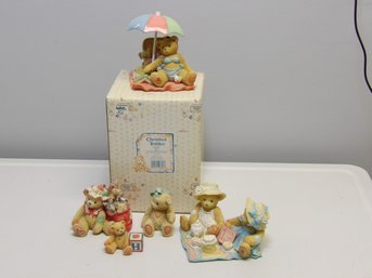 Lot Of 5 Cherished Teddies Bear Figurines