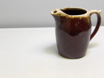 McColl Brown Drip Glaze Ceramic Pitcher