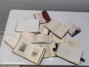 Assorted Antique Diary's