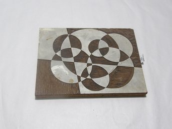 MCM Carved Linoleum Block For Block Printing