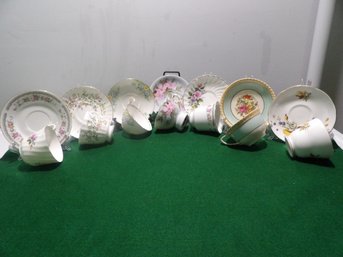 Assorted Teacups And Saucers
