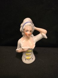 1920s German Porcelain Pin Cushion Doll